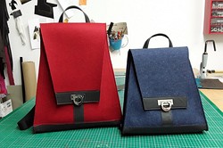 Taschen aus Wollfilz und Leder Standnummer: 218