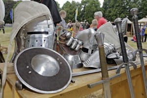 Flachsmarkt rund um Burg Linn